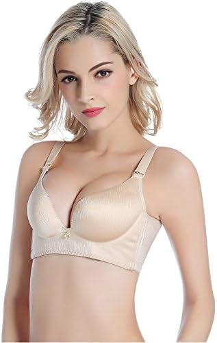 Larakapa Women's Everyday Basics Seamless Lightly Padded Demi Sleep Bra (34B, Yellow)