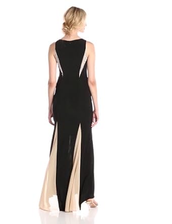 xscape illusion mermaid cocktail dress