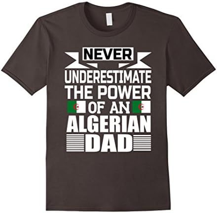 Mens Storecastle: Algerian Dad Father's Day Gift Algeria T-Shirt 2XL Asphalt