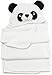 Mother Panda Ultra Soft Bamboo Hooded Baby Bath Towel, 30-Inch-by-35-Inch