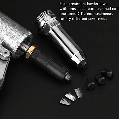 ZHONG AN 1/4-inch Air Rivet Gun-Air Riveter Strong Pull 3086Lbf with 3/4 inch Working Stroke Professional Pneumatic Rivet Gun