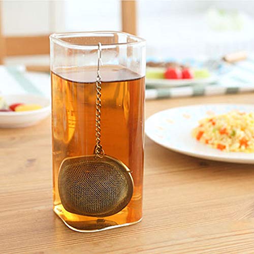 2 Pack Tea Strainer-Stainless Steel Mesh Tea Ball Infuser,Premium Tea Filter Tea Interval Diffuser with Extended Chain Hook for Loose Leaf Tea and Spices & Seasonings
