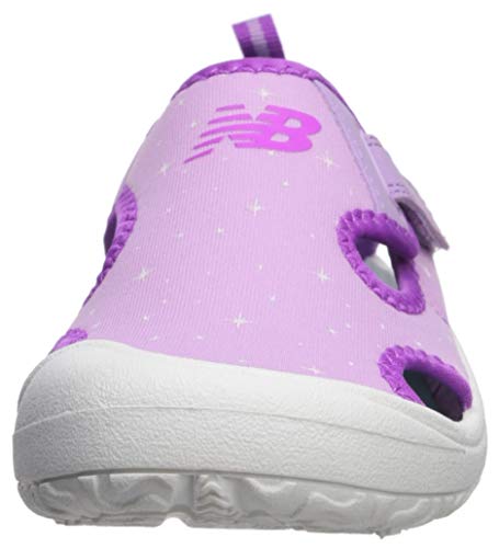 New Balance Unisex-Kid's Cruiser Sandal Sport, White/Purple, P13 M US Little Kid - Thumbnail 4