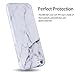 iPhone 6 6s Case, Leminimo White Marble Design, Slim TPU Flexible Shockproof Anti-Scratch Anti-Fingerprint Case - White Marble