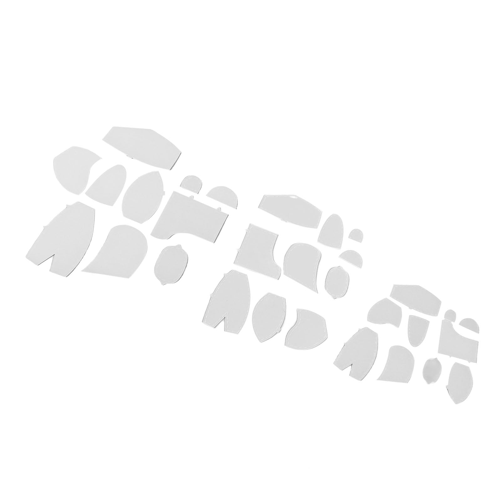 Syrisora 30 Pcs Memory Bear Template Ruler Set Memory Bear Sewing Patterns Template for Beginner Sewing, SYRISORAQTV04X8EHP