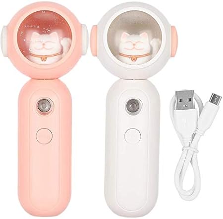 Amazon ナノスプレー水 顔ミスト30mlの 保湿剤のusbポータブルコールドスプレー顔の保湿 白 白い Jiafeng アトマイザー 通販