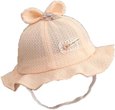 ベィジャン 帽子 ベビー ハット つば広 Uvカット 日よけ帽子 紫外線対策 お耳付き あご紐付き 新生児 赤ちゃん 子供 男の子 女の子 可愛い 春 夏 出産祝い ギフト 頭周り 45 48cm