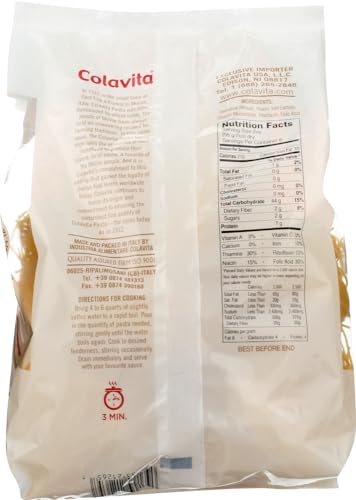 COLAVITA PASTA NEST ANGEL HAIR 16 OZ (PACK OF 2)