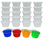 Slime Storage Containers 30 Pack, 4oz. Slime Containers by GiftWish Products