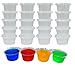 Slime Storage Containers 30 Pack, 4oz. Slime Containers by GiftWish Products