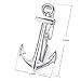 HONEY BEAR 1.57inch Mens Boys Tie Clip Bar Skinny Nautical Anchor for Narrow Tie Gift 4cm