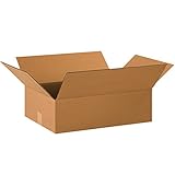 BOX USA B2014650PK Flat Corrugated Boxes, 20