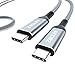 USB C to USB C 60W Fast Charging Cable 2 Pack(6.6ft+4ft), Type-C Nylon Braided Cord for MacBook, MacBook Pro Charger, Samsung Galaxy Note 10 Plus A80, Google Pixel 2 3 3a 4 XL, Nexus, iPad Pro 2018