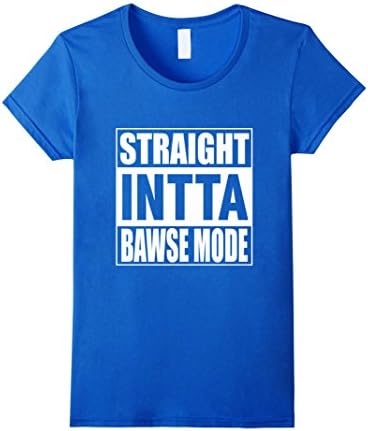 Womens Straight Intta Bawse Mode t-shirt Small Royal Blue