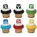 Sport Icon Summer Olympics Cupcake Rings - 24 pcs