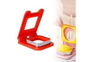 2026 Newest Sandwich Cutter and Sealer, Stainless Steel Sandwich Cutters for Kids Lunch, Peanut Butter Jelly Sandwich Cutter,