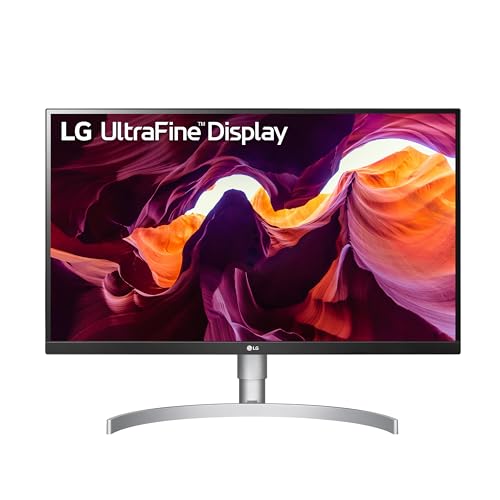 LG 27UL850-W 68, 58 cm (27 Zoll) UHD 4K IPS Monitor (HDR10, USB Type-C, 99% sRGB, AMD Radeon FreeSync), schwarz weiß