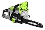 Earthwise LCS35814 14-Inch 58-Volt Cordless Brushless Motor Chainsaw, 2Ah Battery & Charger Included