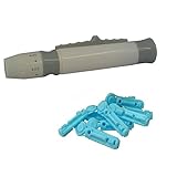 1 x Lancing Devices for Blood Testing (5 Comfort Settings) + 100 Lancets 28g