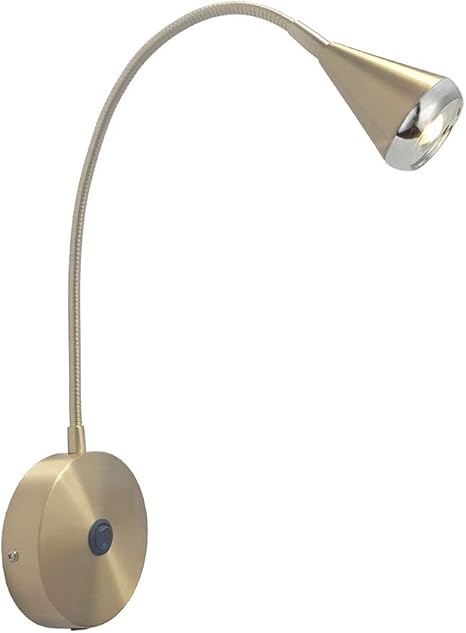 Usb Led Bedside Reading Wall Lamp Light Living Room Wall Lamp Light Wall Sconces Led 4 2 5watt 3000k Usb Charging Port Flexible Gooseneck Metal Brushed Brass Amazon Com