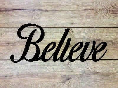 AJD DesignsBelieve Metal Wall Art Sign