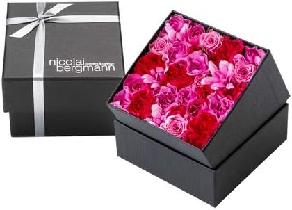 Amazon Nicolai Bergmann ニコライバーグマン パーフェクトリー ピンク フレッシュフラワーボックス 小サイズ 母の日 ギフト 贈答 生花 フラワーアレンジメント ガーデン