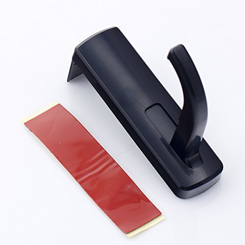 LAOMAO Black Headphone Headset Hanger PC Monitor Holder Stand for AKG Beyerdynamic Grado Sony (Black)