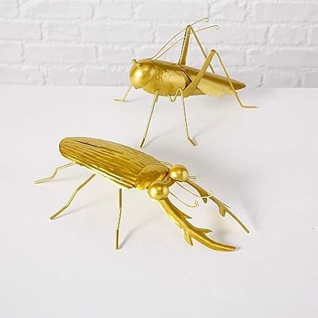 Bo 2 Piezas Objeto Decorativo De Pared Diseno De Insectos Color