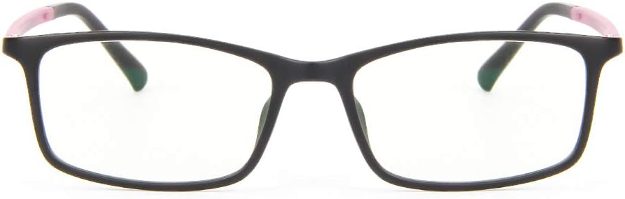 Cyxus Blue Light Blocking [Lightweight TR90] Glasses for Anti Eye Strain Headache Sleep Better, Unisex (Men/Women) (Pink)