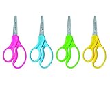 Westcott School Left Handed Kids Scissors, Pointed Tip, 5-Inch, Color Varies (13178)