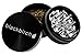 Blackbirch Grinders - 4 Piece Aluminum Herb Grinder with Pollen Catcher - Large (2.5 inch) - Black