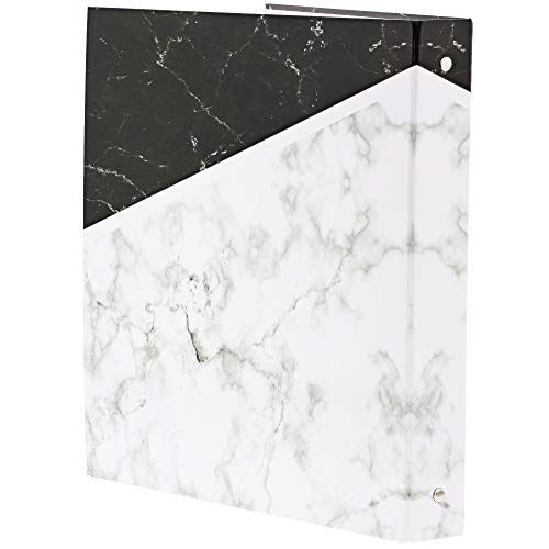 Paper Junkie Planner Binder (10 x 11.5 in, Marble Design, 3Rings, Pack