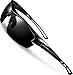 SIPLION Men's Polarized Sunglasses Sports Glasses for Cycling Fishing Golf TR90 Superlight Frame
