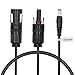 CHAFON Solar Panel Connectors Compatible with MC4 Adapter to DC 5.5mm x 2.1mm Port Cable for Portable Backup Power Station Rechargeable Battery Pack Solar Generators