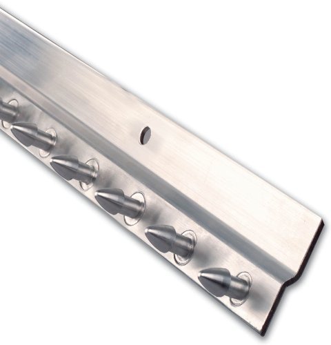 Aleco 440040 Clear-Flex II Standard Smooth Cooler Strip Door Mounting Kit with MaxBullet Aluminum Mounting Hardware, 6" Width x 84" Height x 0.06" Thick
