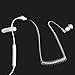 Anti-Radiation FBI Agent Popular Mono Earphones,3.5mm Stereo Acoustic Hollow Air Tube Wired Earpiece Earbuds,Hands-free Headset with Mic and On Off Answer Switch
