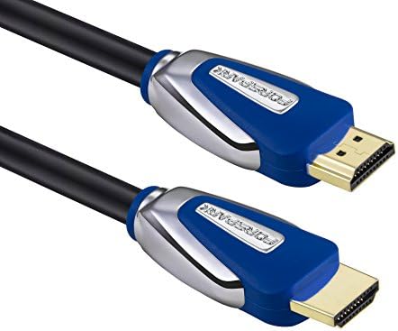 HDMI Cable 10ft By FORSPARK-High Speed With Ethernet-Supports 4K,HD 1080p, 3D And ARC-CL3 Rated-26AWG-24K Gold Plated Connectors