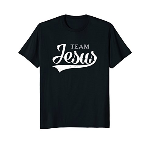 Christian GiftsTeam Jesus - Retro Baseball Jersey Style T-Shirt