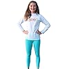 Sun-Emporium-2-piece-UV-Sun-Protective-Long-Sleeve-Swim-Shirt-and-Tights-Swimwear-Set-for-Girls-UPFSPF-Protection-sizes-4-14