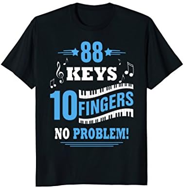 Kids Piano Keys Shirt Funny Musician Music 88 Keys Gift