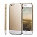 iPhone 6 Case, MOZE iPhone 6 (4.7) Case Protective SOFT-Interior Scratch Protection Slider Style Hard Case for iPhone 6 (2014) - Champagne Gold/white