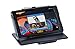 Lenovo TAB3 8 Case, 2016 Lenovo TAB3 A8 8 inch Tablet Model #TB3-850F Slim Folio Stand Protection Case by i-UniK with Bonus Stylus (Black)