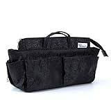 Periea Handbag Organizer, 13 Compartments - Keriea (Black)