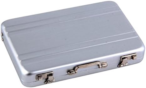 YTHXMXSZ 1pc Cool Aluminum Briefcase Business Card Credit Card Holder Case Box£¨Silver£©