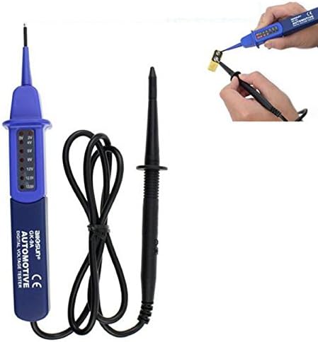 savemore4u18 Circuit Tester Systems Long Probe Detector Pen Continuity Light Car Voltage Test