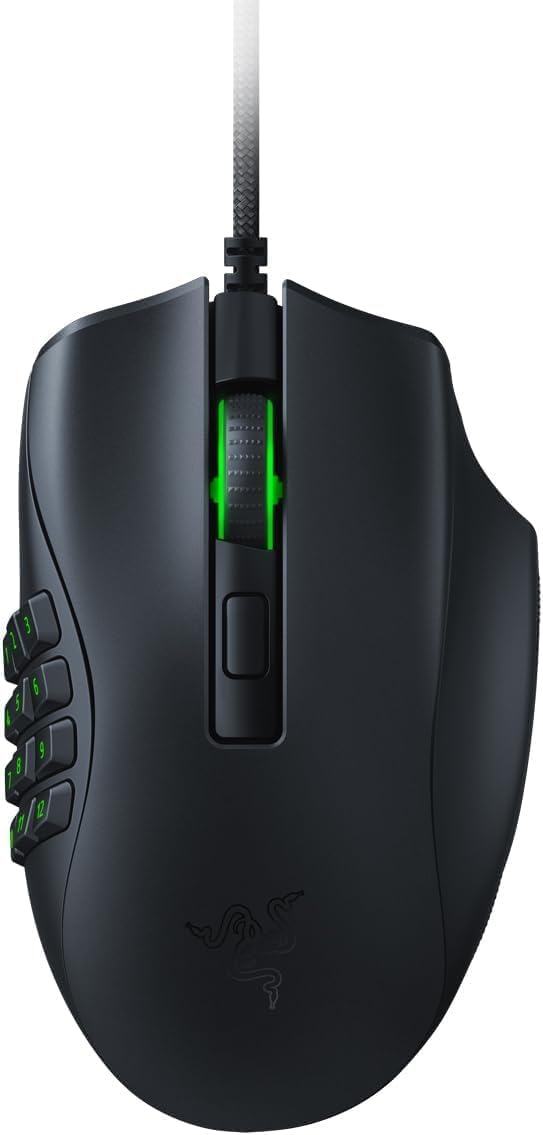 Razer Naga X Ergonomic MMO Gaming Mouse 16 Programmable Buttons 18K DPI