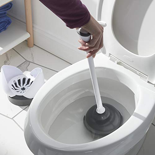 6 Clorox+Toilet+Plunger+White+Gray
