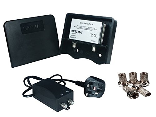 Optima MA-25LTE masthead amplifier kit,black