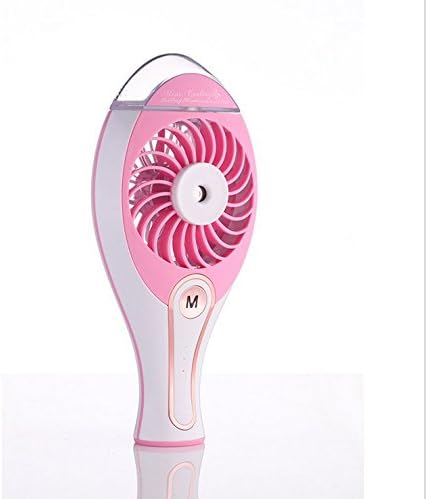 NUOKIM USB Misting Fan with Personal Cooling Humidifier Portable Mini Fan (Red)
