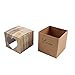 Alikeke 50pcs Candy Favor Boxes Vintage Kraft Bonbonniere + 50pcs Burlap Twine, Love Heart Imitation Bark Gift Bag for Wedding Party Birthday Baby Shower Decoration